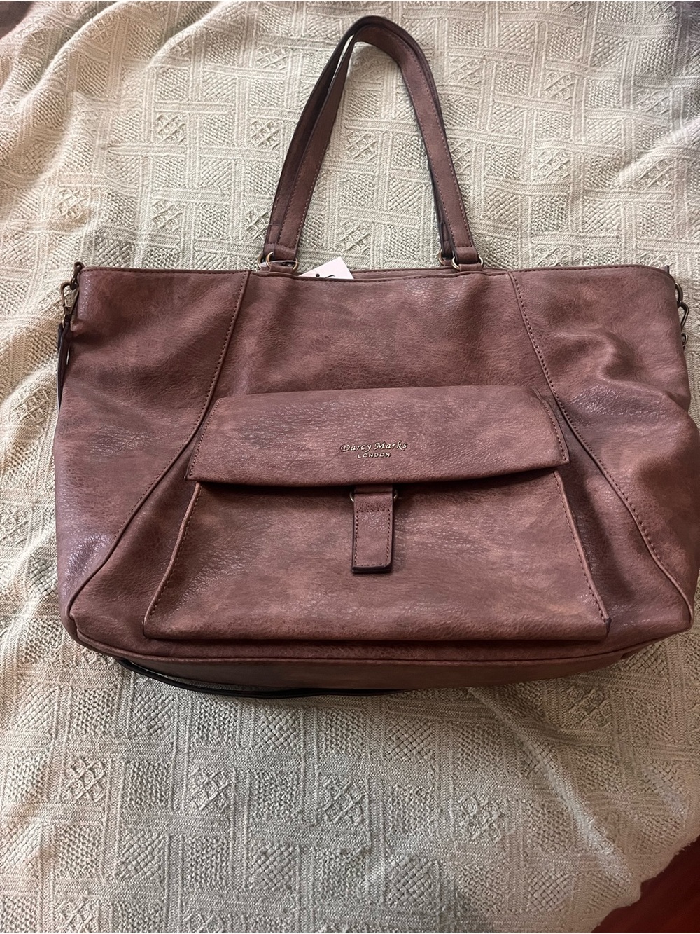 Brown Leather Tote - Darcy Marks